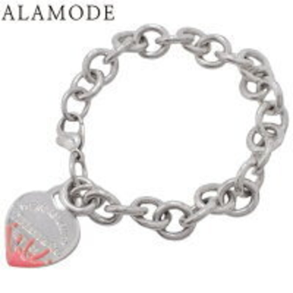 TIFFANY Co Return to Tiffany Heart Splash Bracelet Silver Pink